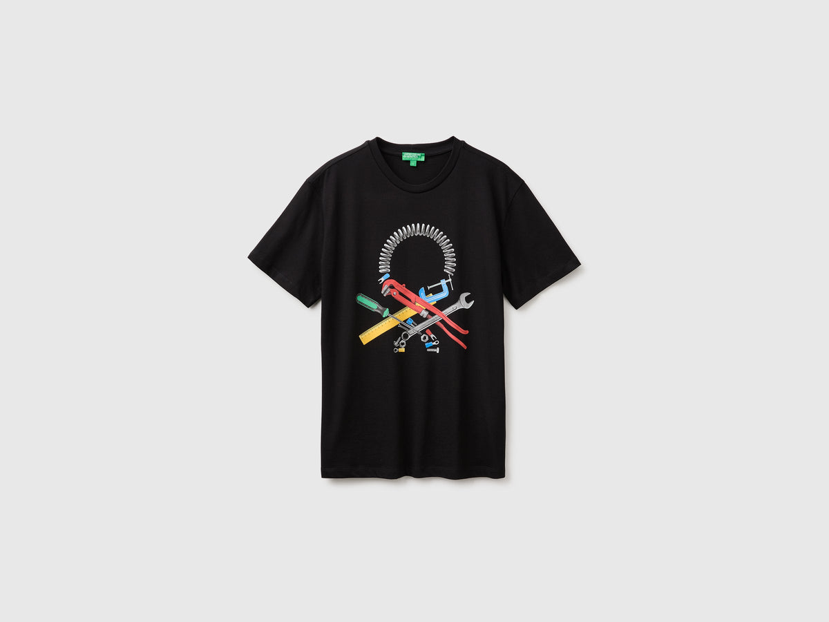 T-shirt regular fit con logo
