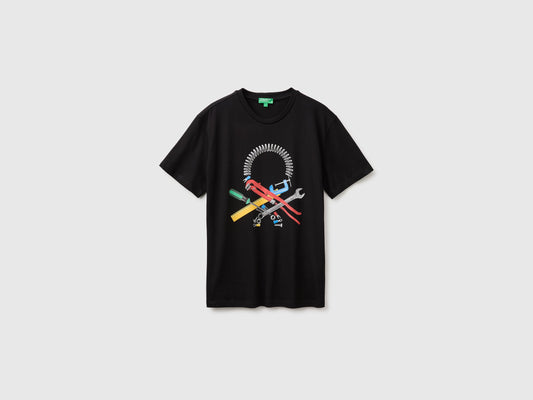 T-shirt regular fit con logo
