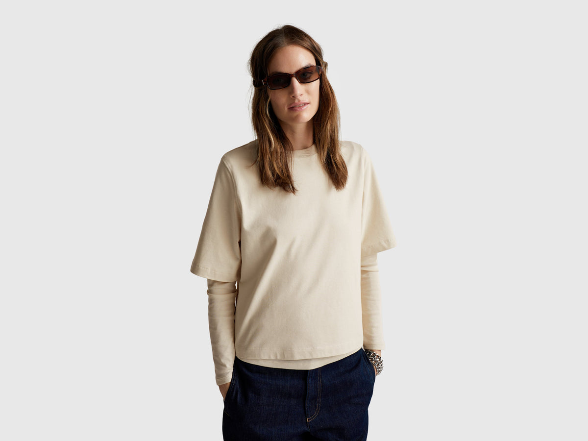 T-shirt boxy fit 100% cotone