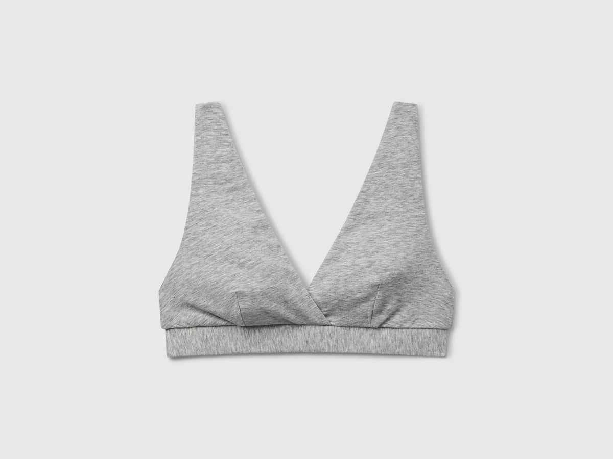 Reggiseno a triangolo in cotone stretch