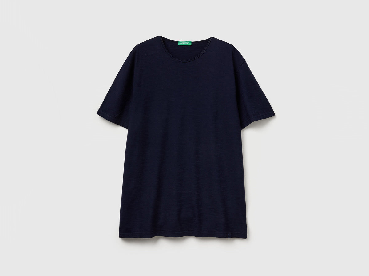 T-shirt in cotone fiammato