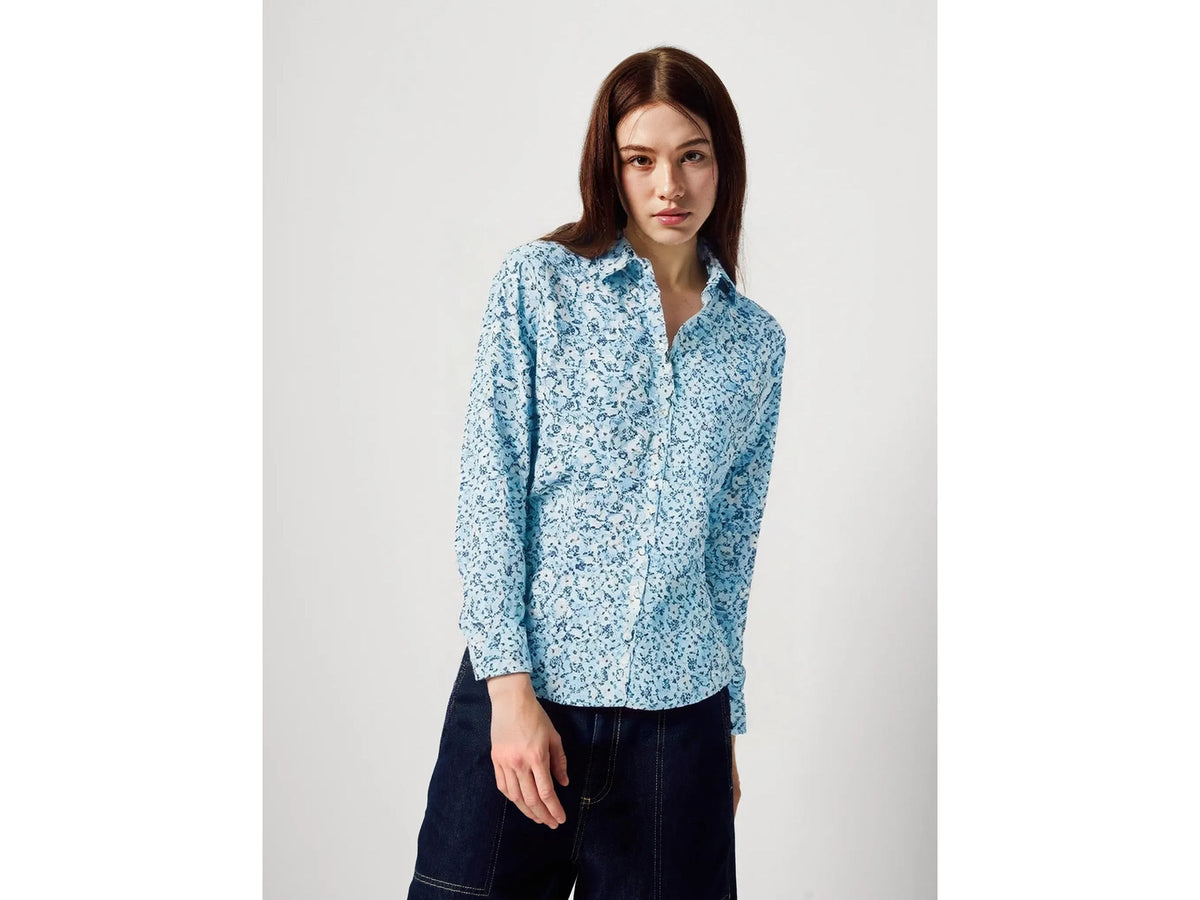 Camicia fantasia in cotone leggero