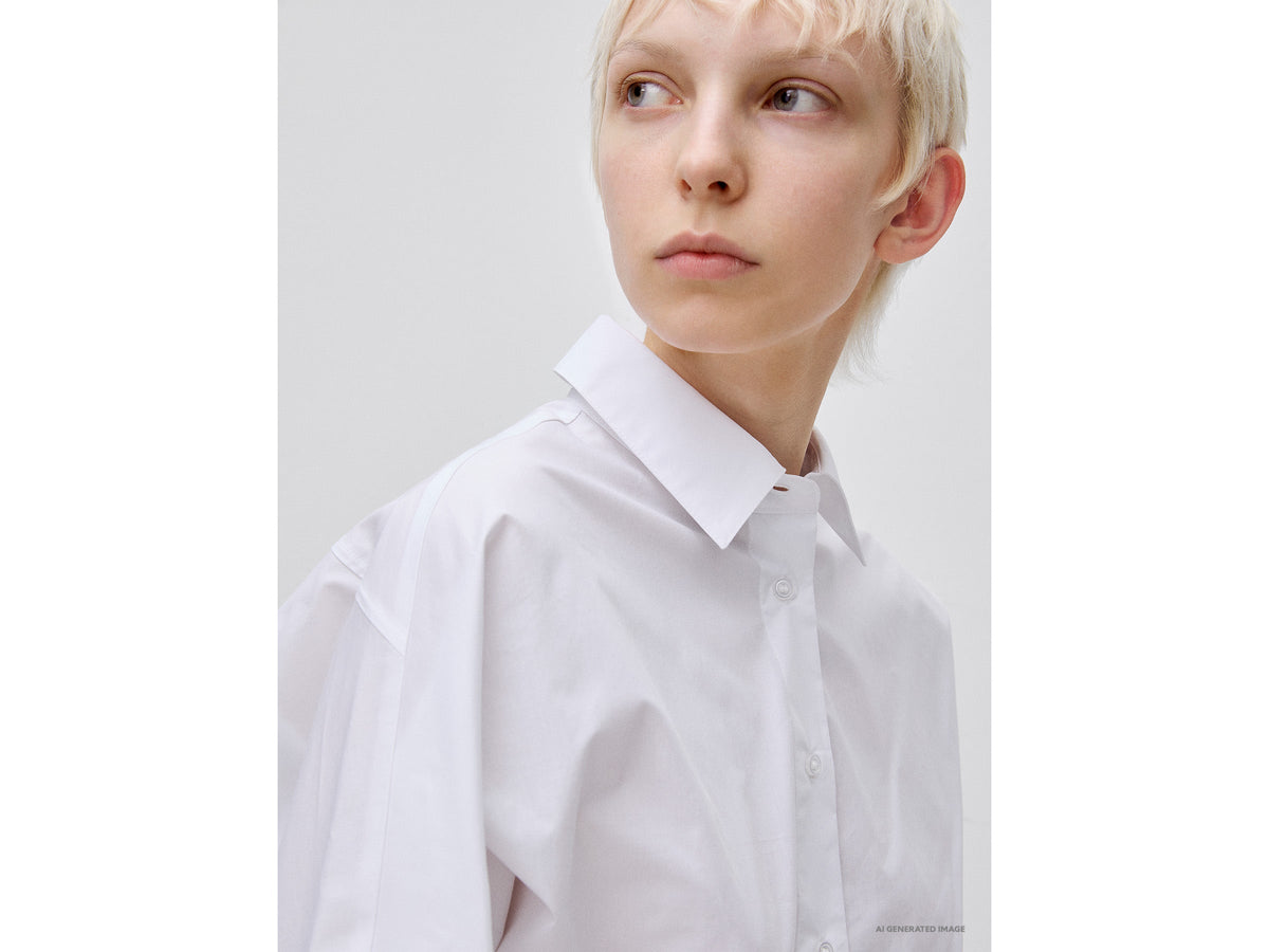 Camicia cropped fit