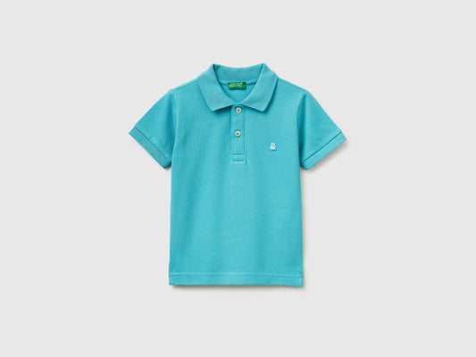 Polo manica corta in puro cotone