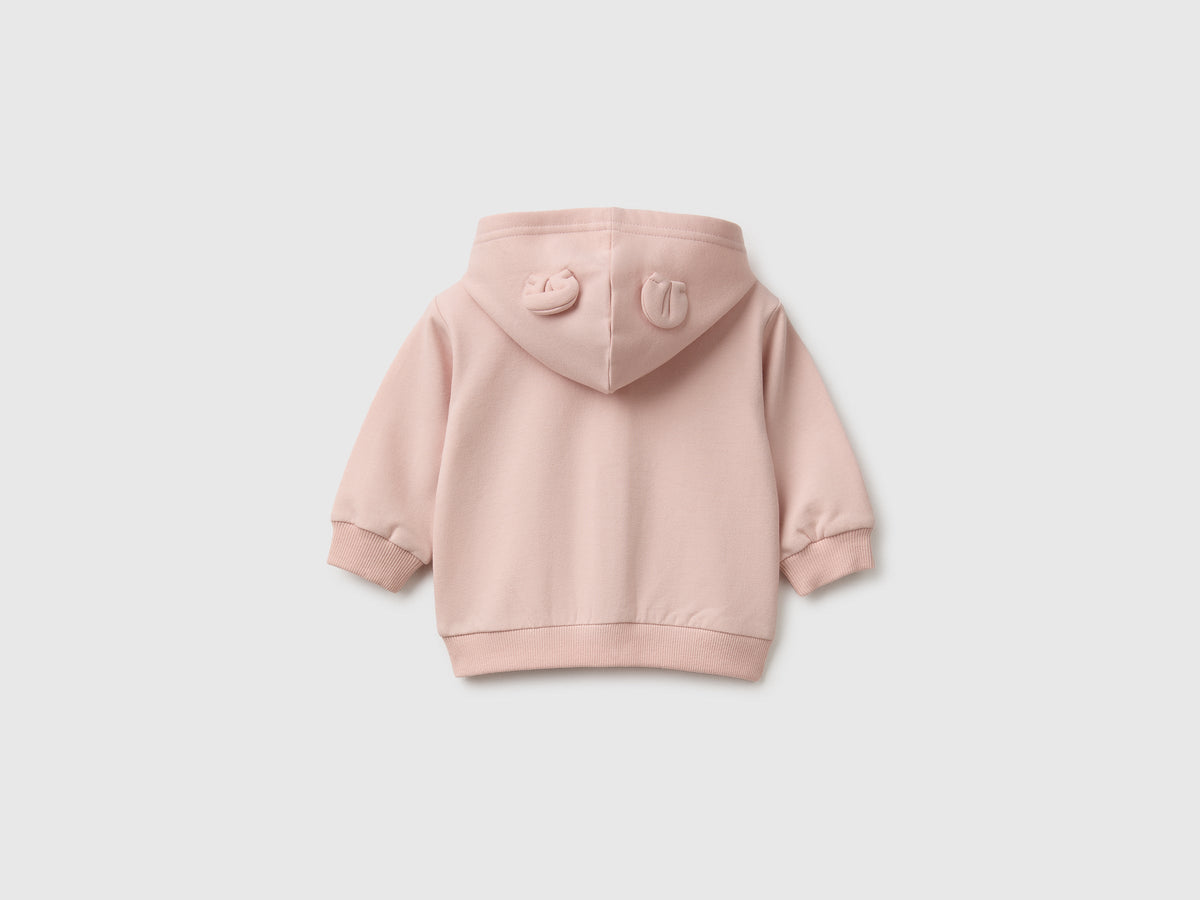 Felpa con zip e cappuccio