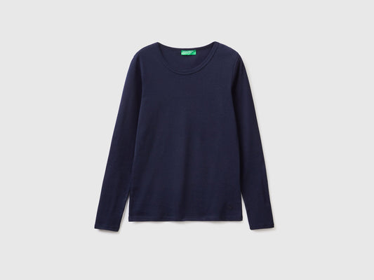 T-shirt manica lunga 100% cotone
