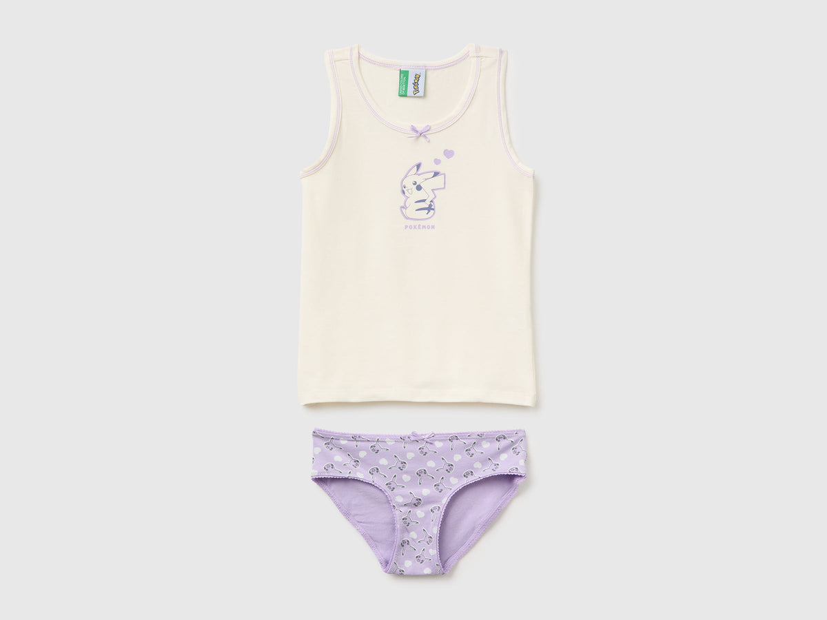 Completo canotta e slip Pokémon