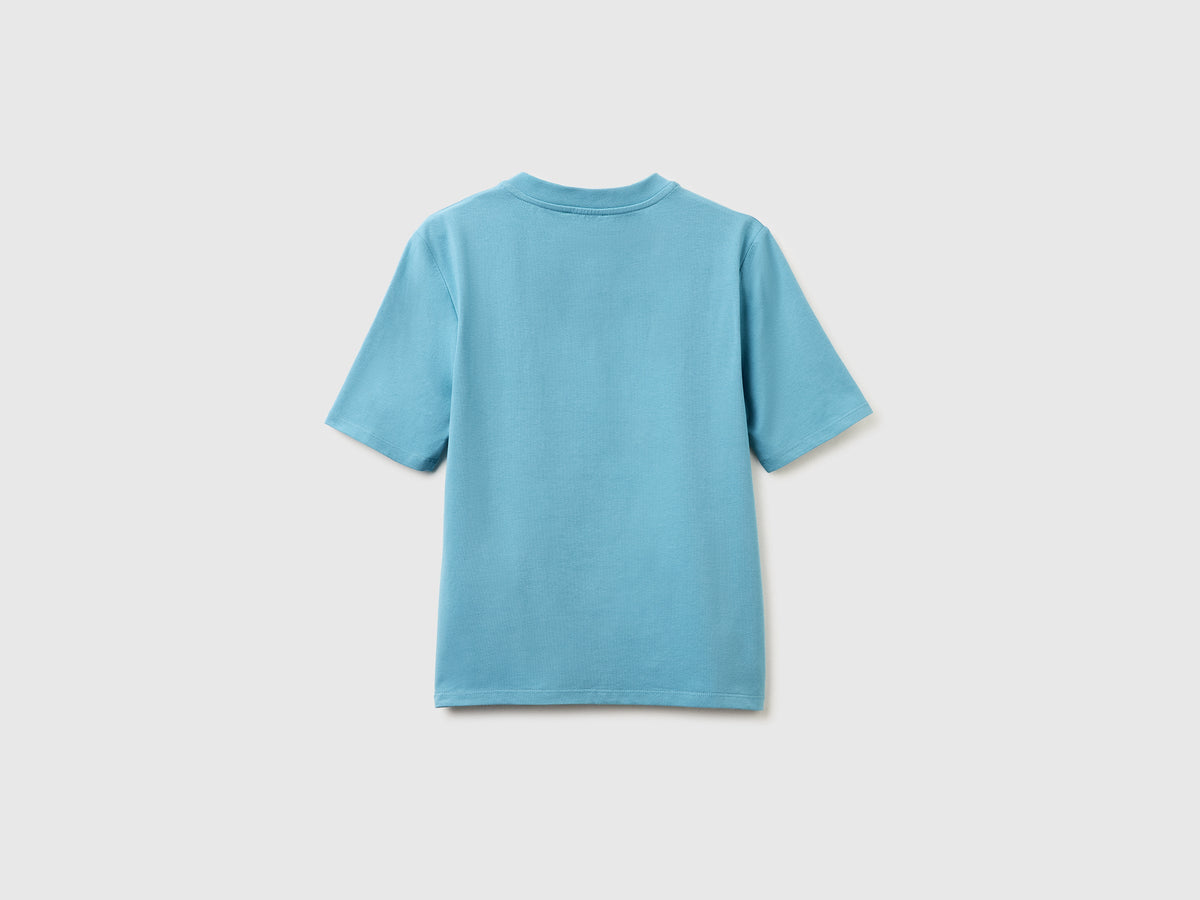 T-shirt con ricamo "amour"