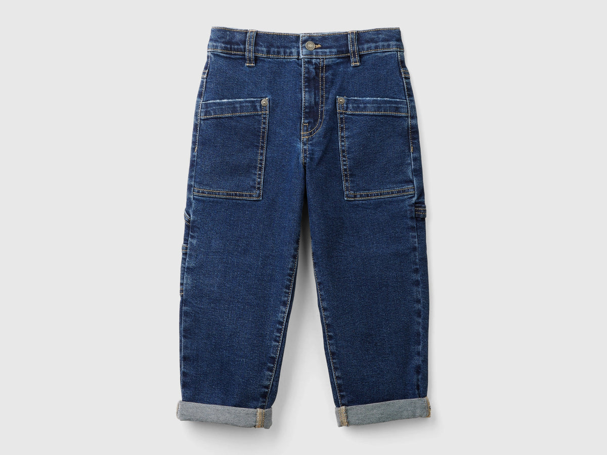 Jeans in misto cotone riciclato