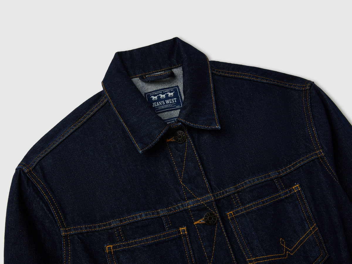 Tuta di jeans wide fit lavaggio rinse