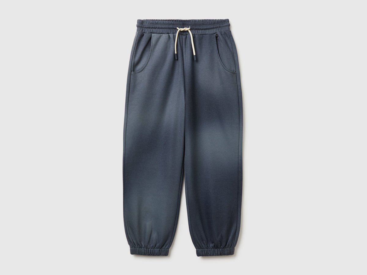 Joggers con stampa effetto sfumato
