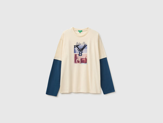 T-shirt over fit in cotone bio