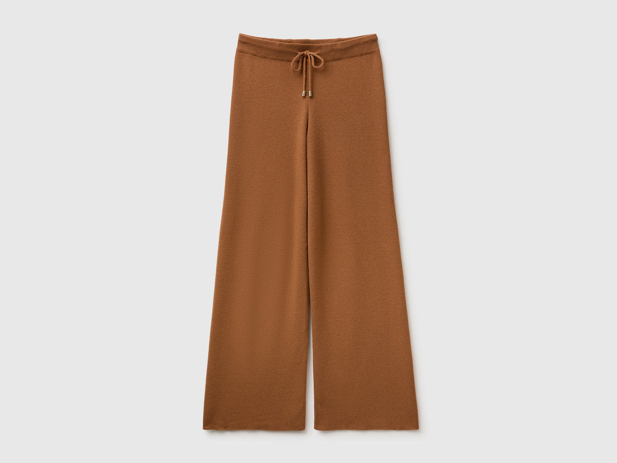 Pantaloni in maglia di misto cashmere