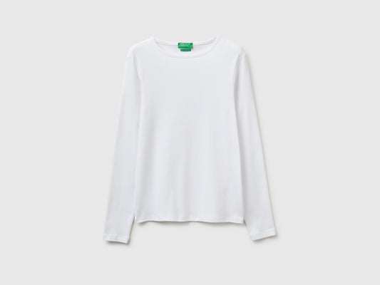 T-shirt slim fit a manica lunga