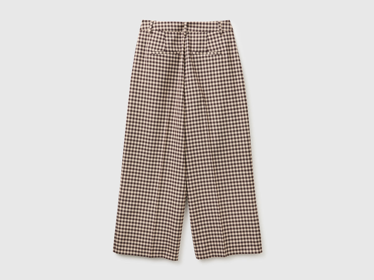 Pantaloni a quadretti vichy