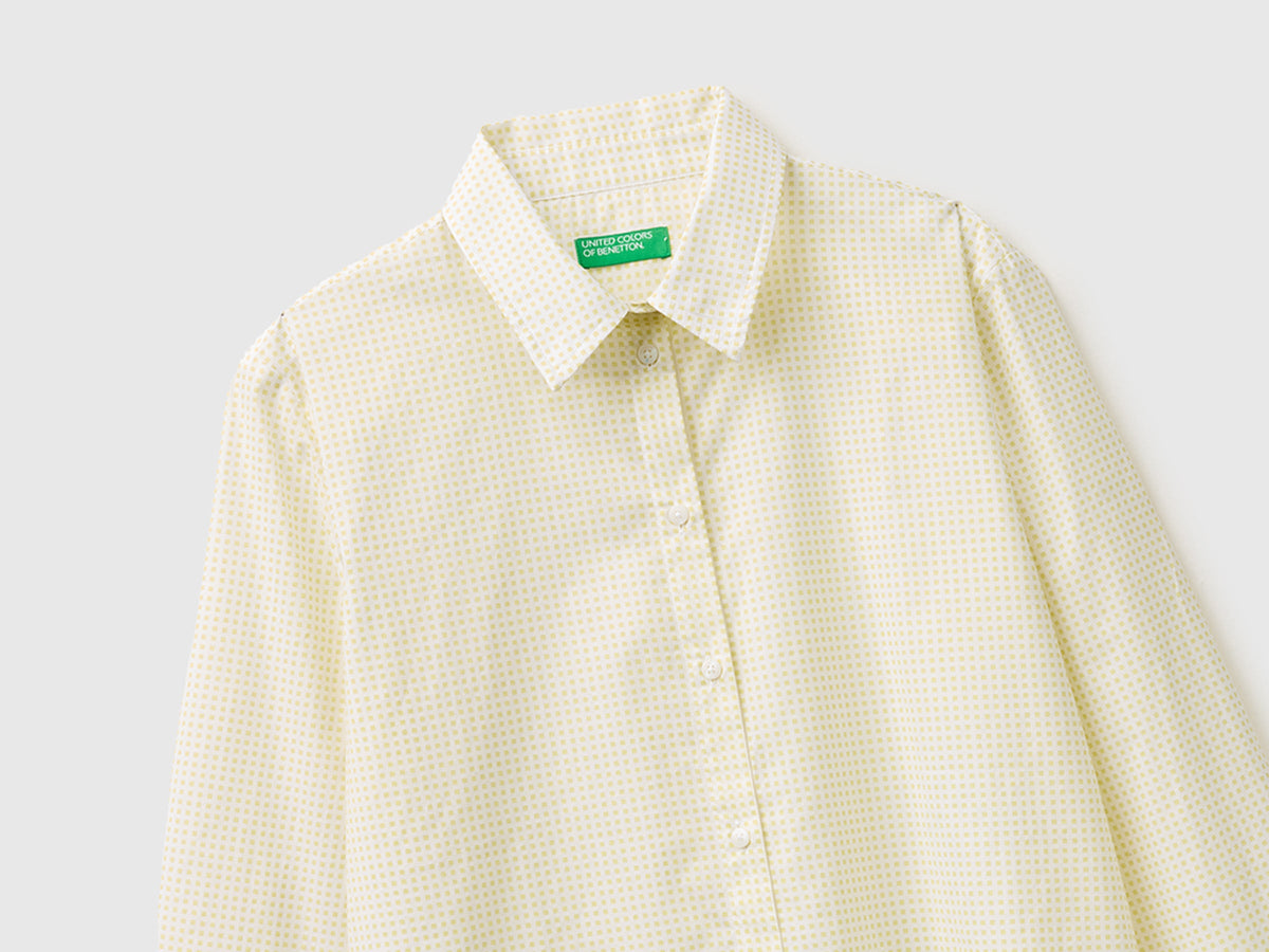 Camicia fantasia in cotone leggero